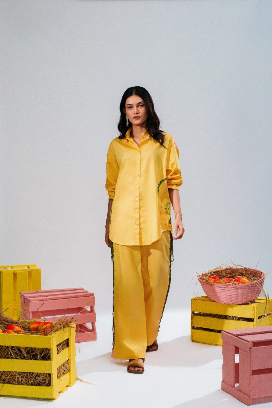 Mango Tree Co-Ord Set-Yellow