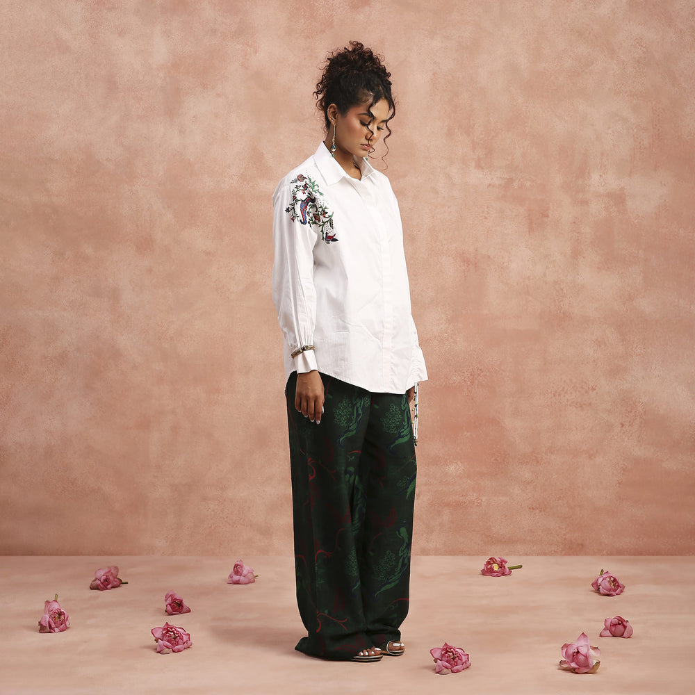 Mixed Signals Co-Ord Set- GREEN