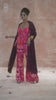 red with dupatta