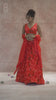 red light with blouse & dupatta